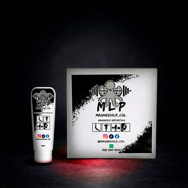 COMBO PROMOCION!! MAGNESIO LIQUIDO 120ML + CAJA DE MAGNESIO DEPORTIVO | 8 UNIDADES