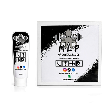 COMBO PROMOCION!! MAGNESIO LIQUIDO 120ML + CAJA DE MAGNESIO DEPORTIVO | 8 UNIDADES